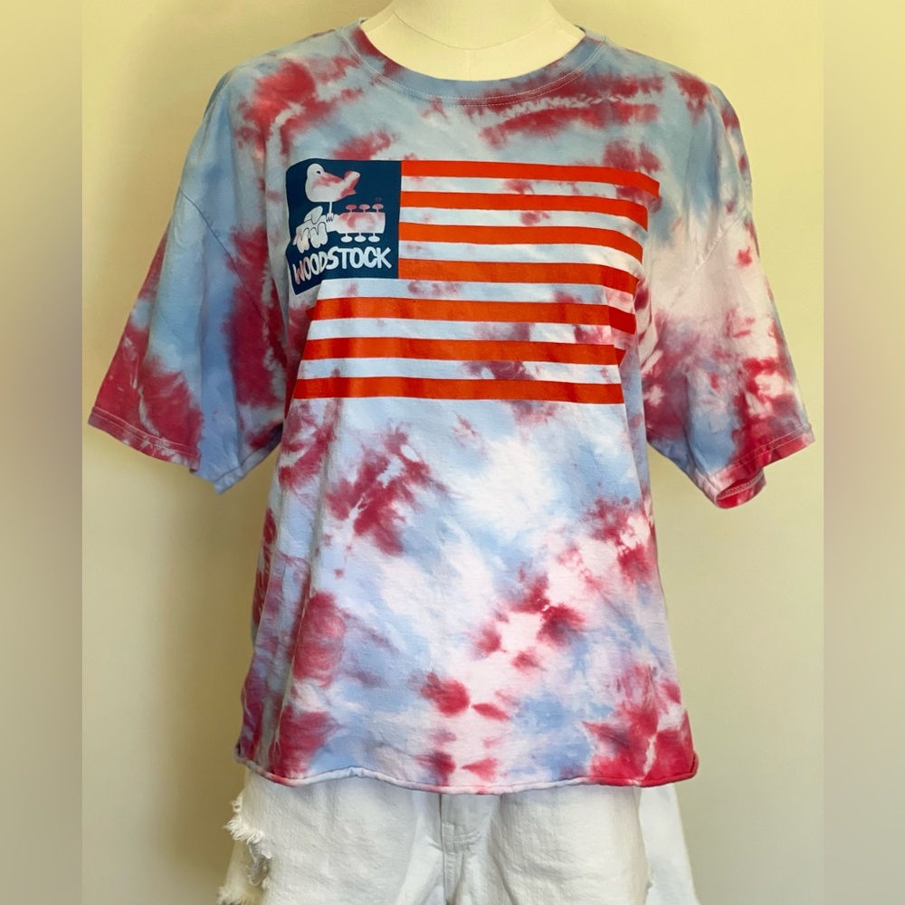 Woodstock tie dye tee